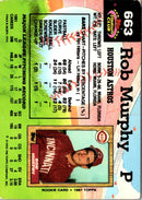 1992 Stadium Club Rob Murphy