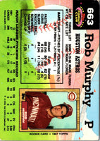 1992 Stadium Club Rob Murphy #663