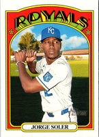 2021 Topps Heritage Red Jorge Soler #165