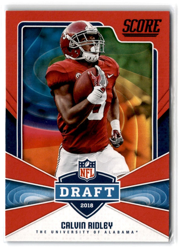 2018 Score NFL Draft Red Calvin Ridley #8