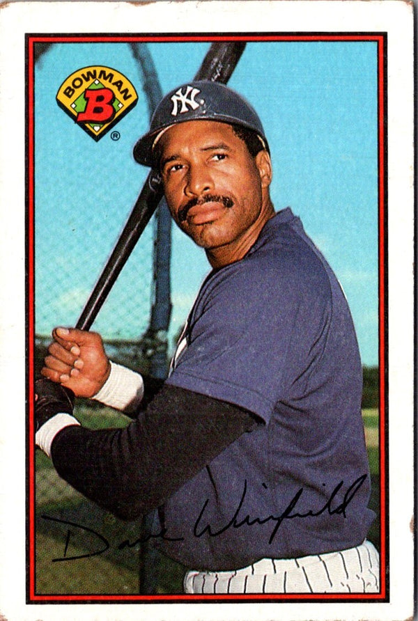 1989 Bowman Dave Winfield #179