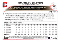 2022 Topps Bradley Zimmer #407