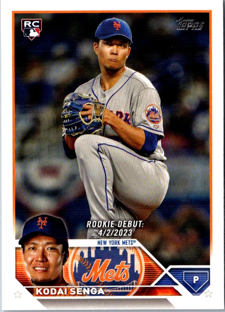 2023 Topps Update Orange and Black Foil Kodai Senga