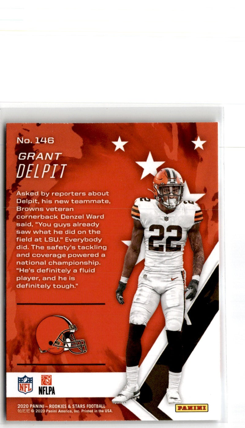 2020 Panini Rookies & Stars Red Grant Delpit