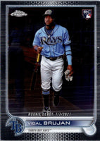 2022 Topps Chrome Update Vidal Brujan #USC91 Rookie