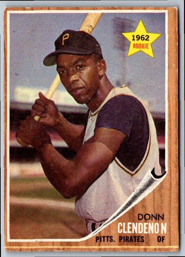 1962 Topps Donn Clendenon #86 Rookie