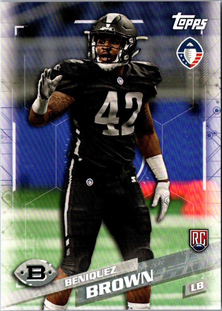 2019 Topps AAF Beniquez Brown