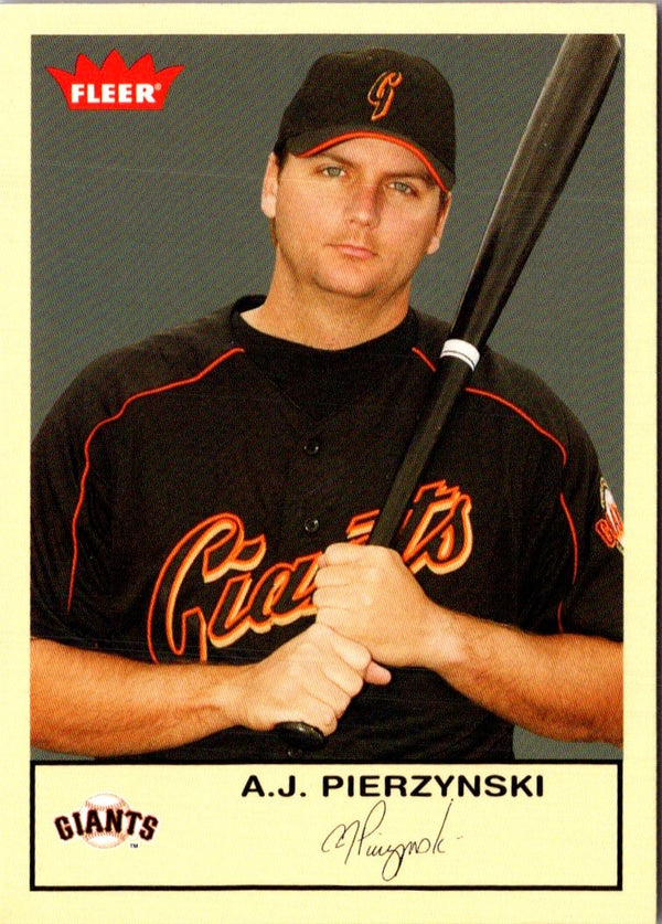 2005 Fleer Tradition A.J. Pierzynski #290