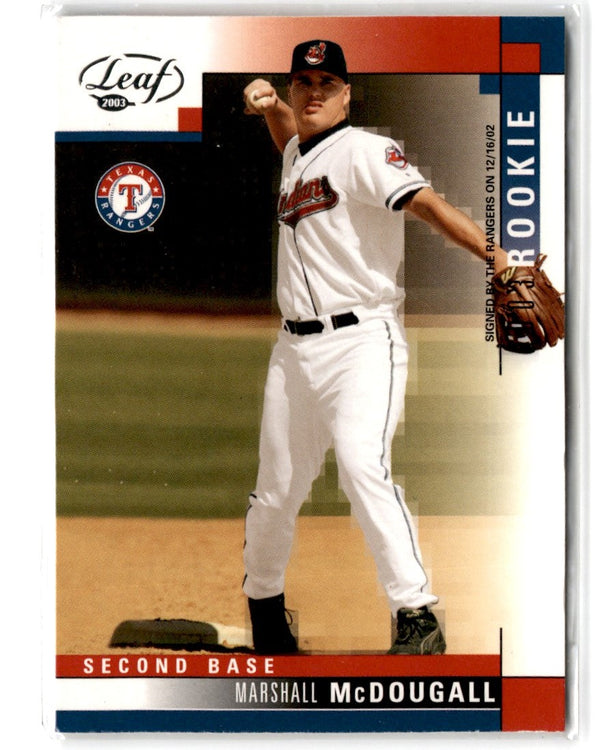 2003 Leaf Press Proofs Red Marshall McDougall #305
