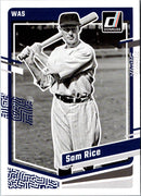 2023 Donruss Holo Blue Sam Rice