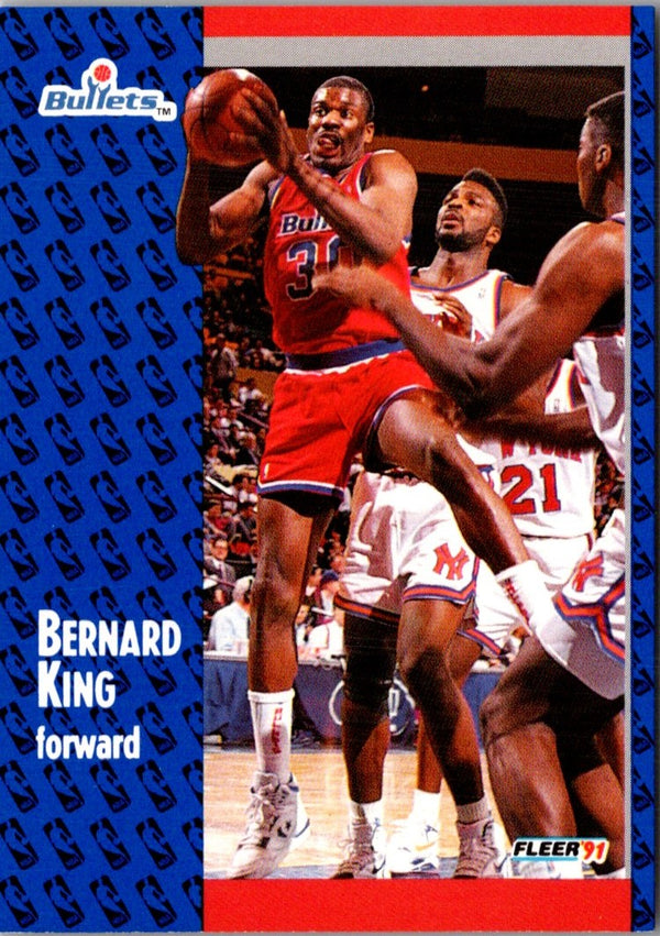 1991 Fleer Bernard King #208