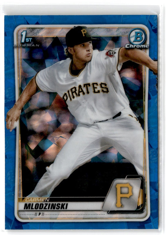 2020 Bowman Draft Chrome Sapphire Carmen Mlodzinski #BD-149