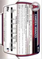 2023 Bowman Draft Camden Minacci #BD-23 Rookie