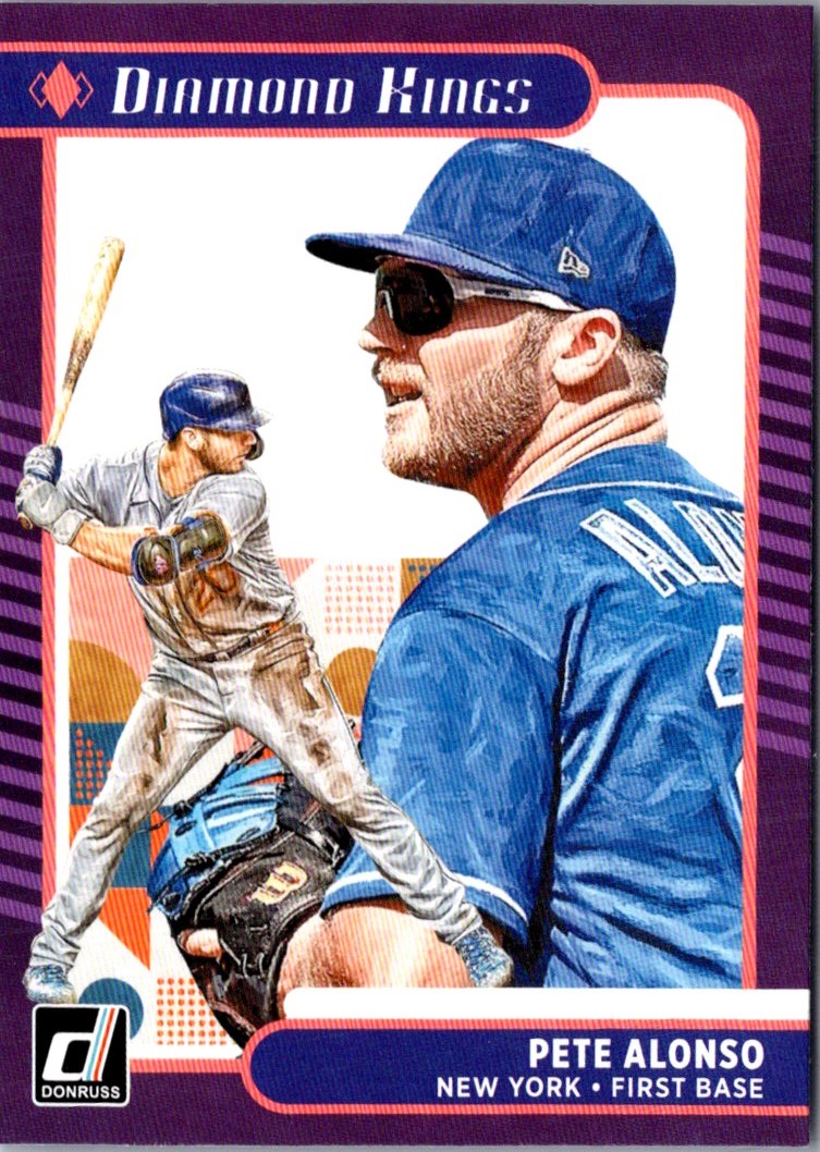 2021 Donruss Holo Purple Pete Alonso