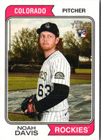 2023 Topps Heritage Noah Davis #155 Rookie