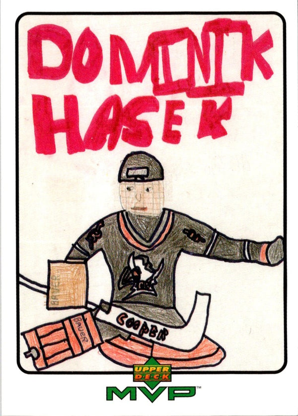 1999 Upper Deck MVP Draw Your Own Trading Card Dominik Hasek #W4