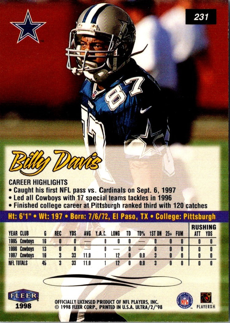 1998 Ultra Billy Davis