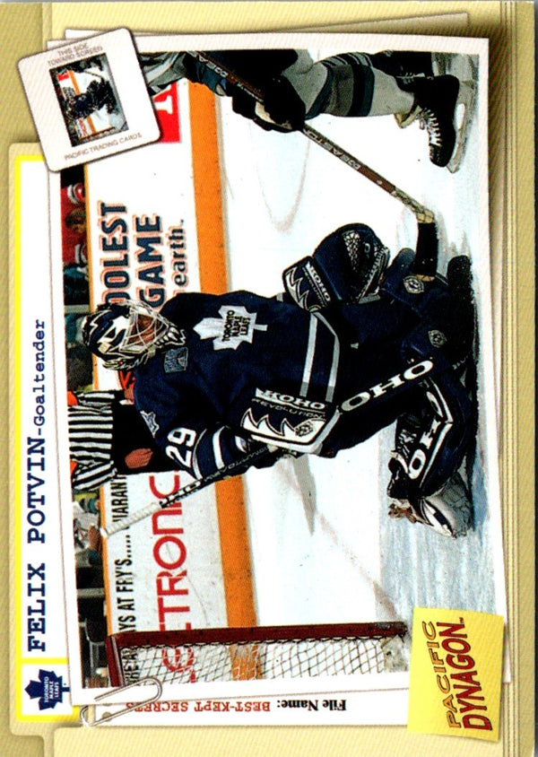 1997 Pacific Dynagon Best Kept Secrets Felix Potvin #92