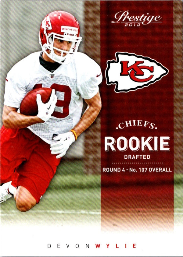 2012 Panini Prestige Devon Wylie #299 Rookie