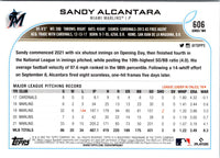 2022 Topps Sandy Alcantara #606