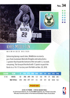 2019 Panini Certified Gold Team Khris Middleton #22