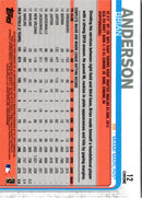 2018 Topps Chrome Anderson Tejeda