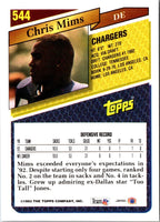 1993 Topps Chris Mims #544