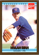 1992 Donruss Coca-Cola Nolan Ryan Nolan Ryan