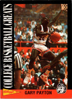 1992 Kellogg's Raisin Bran College Basketball Greats Gary Payton #18