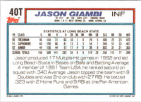 1992 Topps Traded Jason Giambi #40T