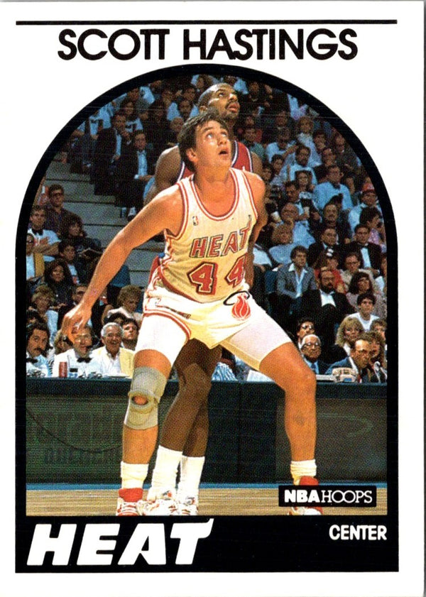 1989 Hoops Scott Hastings #176 Rookie