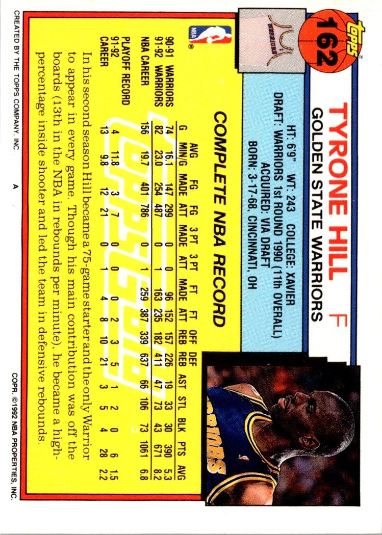 1992 Topps Tyrone Hill