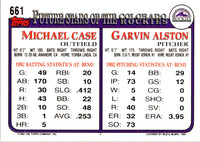 1993 Topps Gold Garvin Alston/Michael Case #661 Rookie