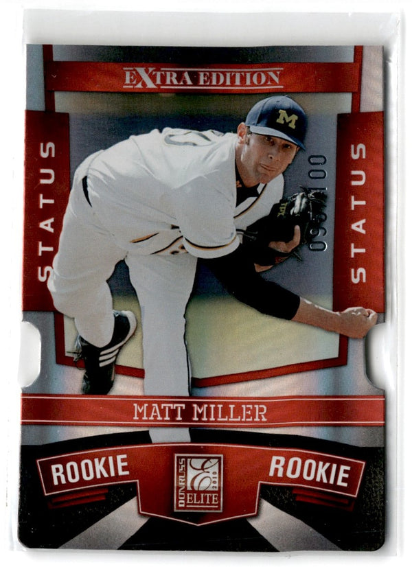 2010 Donruss Elite Extra Edition Signature Status Matt Miller #174