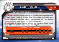 2019 Bowman Draft Chrome Bryant Packard #BDC-123