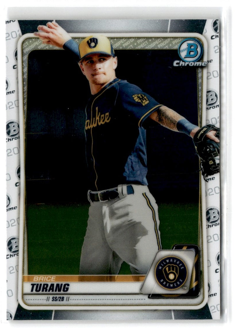 2020 Bowman Chrome Prospects Brice Turang