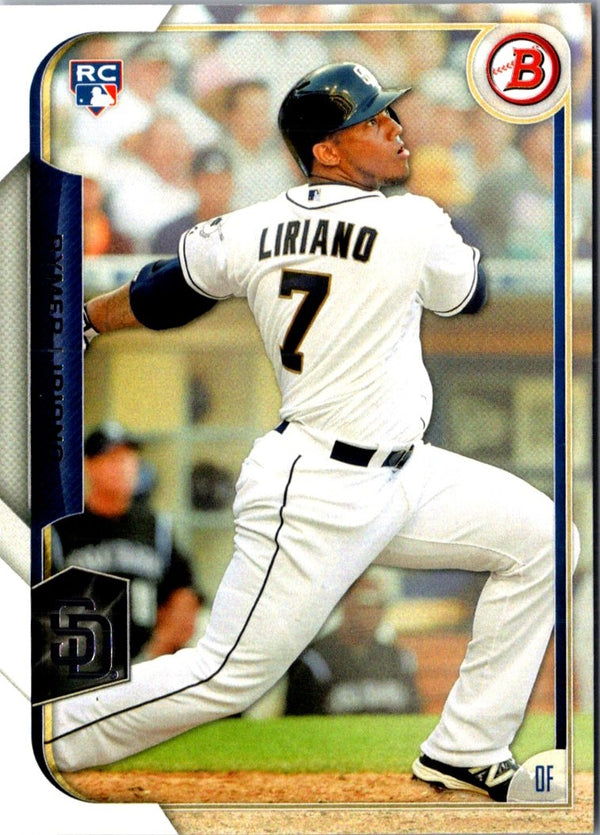 2015 Bowman Rymer Liriano #123 Rookie