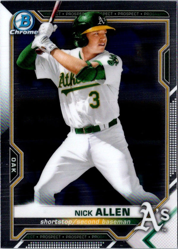 2021 Bowman Chrome Prospects Nick Allen #BCP-147