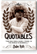2016 Leaf Babe Ruth Collection Quotables Babe Ruth