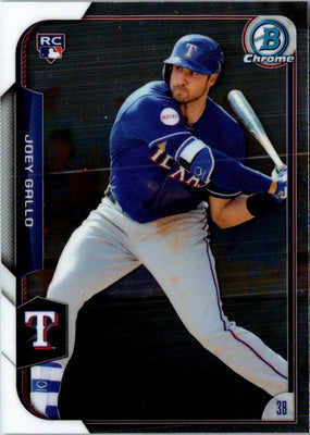 2015 Bowman Chrome Joey Gallo #185 Rookie