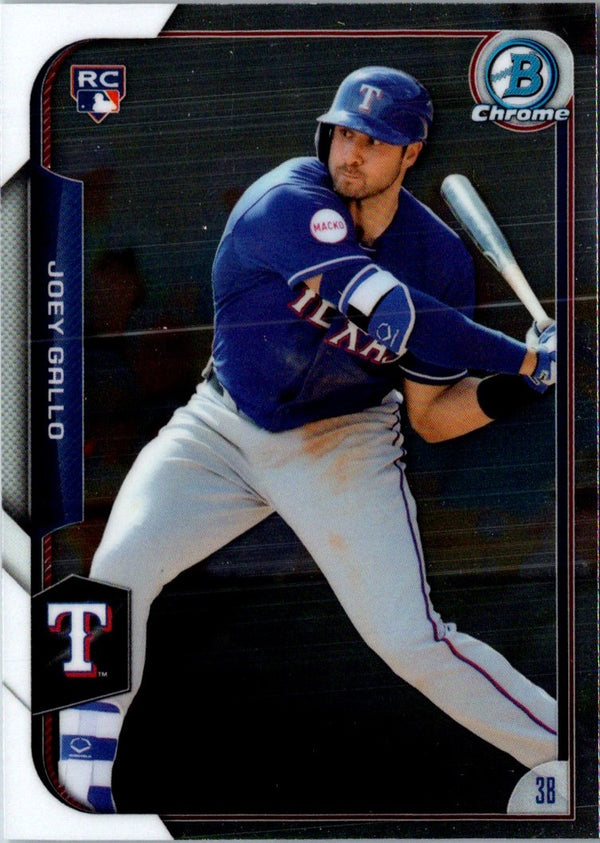 2015 Bowman Chrome Joey Gallo #185 Rookie