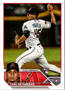 2023 Topps Update Carlos Vargas