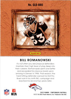 2022 Panini Contenders Gladiators Bill Romanowski #GLD-BRO