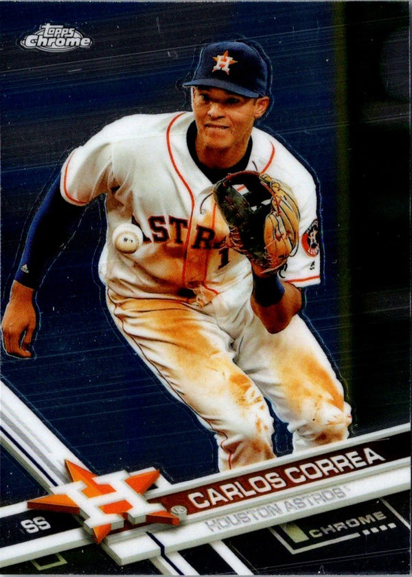 2017 Topps Chrome Carlos Correa #112