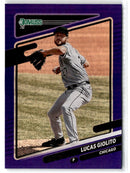 2021 Donruss Optic Carolina Blue & White Tucker Davidson