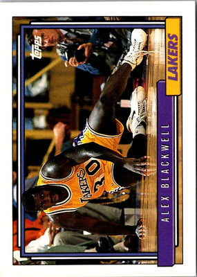 1992 Topps Alex Blackwell #371 Rookie