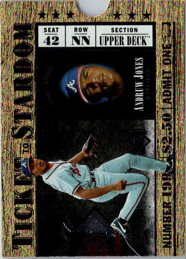 1997 Upper Deck Ticket to Stardom Andruw Jones #TS14