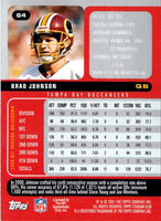 2001 Stadium Club Brad Johnson #64