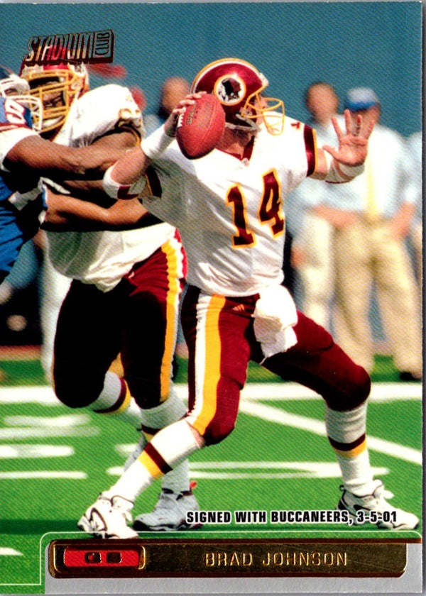 2001 Stadium Club Brad Johnson #64