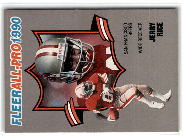 1990 Fleer All-Pro Jerry Rice #2